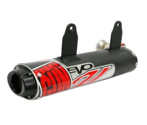 Yamaha Wolverine X4 Performance Exhaust - Big Gun - EVO U Slip On - Black - `18-`23